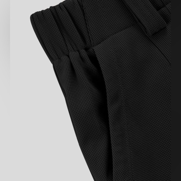 Halara REGULAR Length High Waisted Side Pocket Wide Leg Waffle Work NEW!!!🖤 - Picture 7 of 12